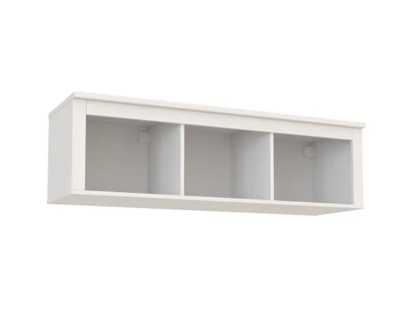 2.08.17.150.1 САГА полка навесная 3 секции белая