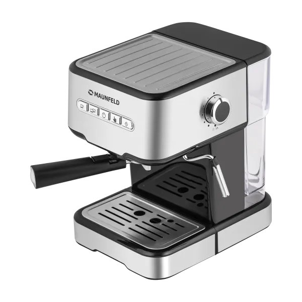 Кофемашина рожкового типа MAUNFELD MF-724S Нержавеющая сталь