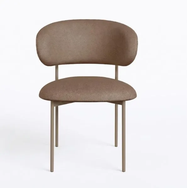 Стул DikLine 201 NS05 CAPPUCCINO, ножки капучино
