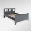 2.08.04.060.4 САГА кровать двойная 140х200 серая