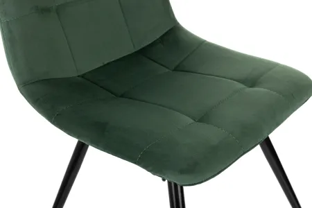 Стул для дома Бюрократ CH-K1_4 комплект 4шт зеленый Holland 30 металл черный на ножках (CH-K1_1/HL30_4)