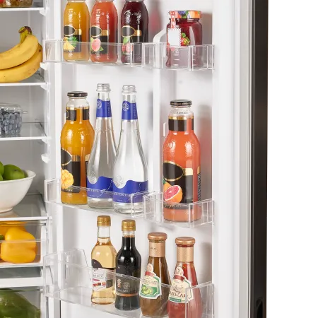 Холодильник MAUNFELD MFF200NF10 Inverter Черная нержавеющая сталь