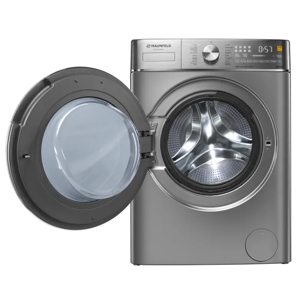 Стиральная машина c сушкой и инвертором MAUNFELD MFWD14106S04 Нержавеющая сталь