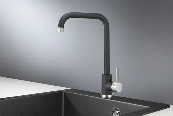 ST-4033, ЧЁРНЫЙ, СМЕСИТЕЛЬ КУХОННЫЙ