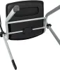 Стул Бюрократ X-Click-PP черный со столиком на ножках металл серый