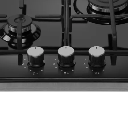 Газовая варочная панель MAUNFELD EGHE.43.3STS-EB Черный