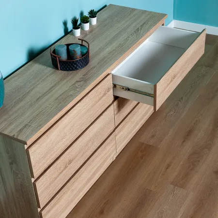 2.05.02.060.3 МАЛЬТА комод 6 ящиков 160х76 сонома RU