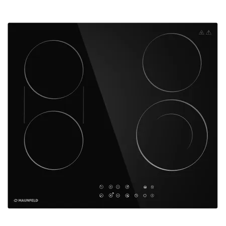 Электрическая варочная панель с объединением зон Bridge MAUNFELD CVCE594BDBK Черный