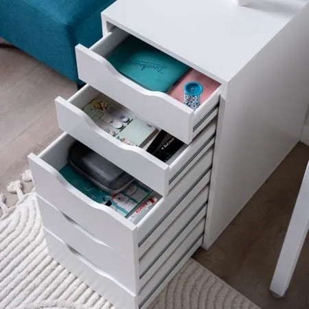 S00388 Ингар 5 комод 36x71x53, белый