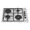 Комбинированная варочная панель MAUNFELD EEHS.64.5ES\KG Нержавеющая сталь