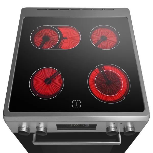 Электрическая стеклокерамическая плита MAUNFELD MEC61109TD Нержавеющая сталь