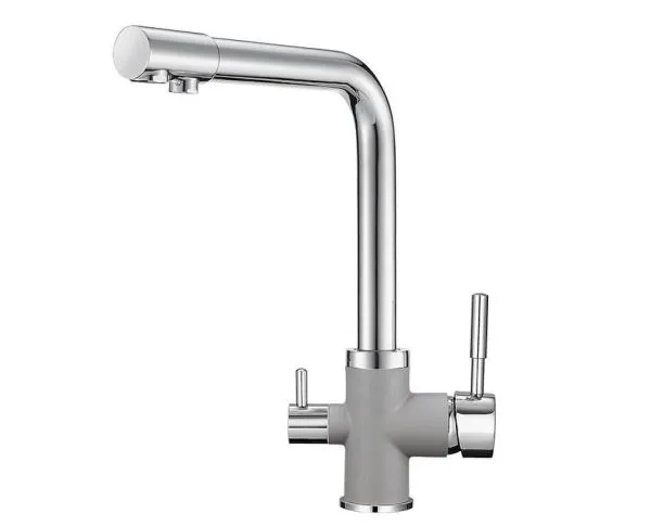 3015, XРОМ/АЛЮМИНИУМ, СМЕСИТЕЛЬ КУХОННЫЙ