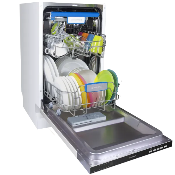 Посудомоечная машина с лучом на полу MAUNFELD MLP-08B Нержавеющая сталь