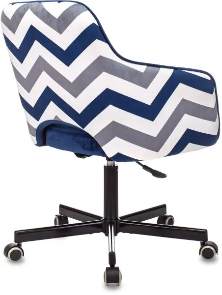 Кресло Бюрократ CH-380M сапфировый Italia 17 зигзаг крестов. металл