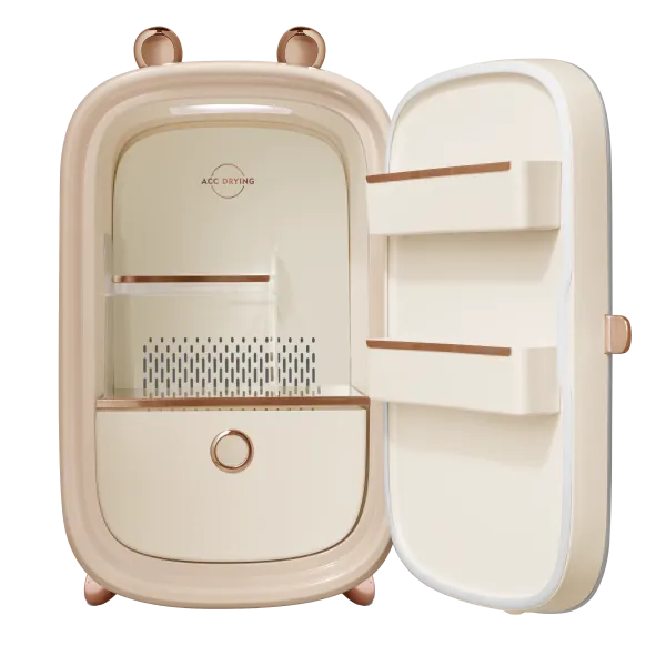 Мини-холодильник для косметики MAUNFELD MFF43 Кремовый