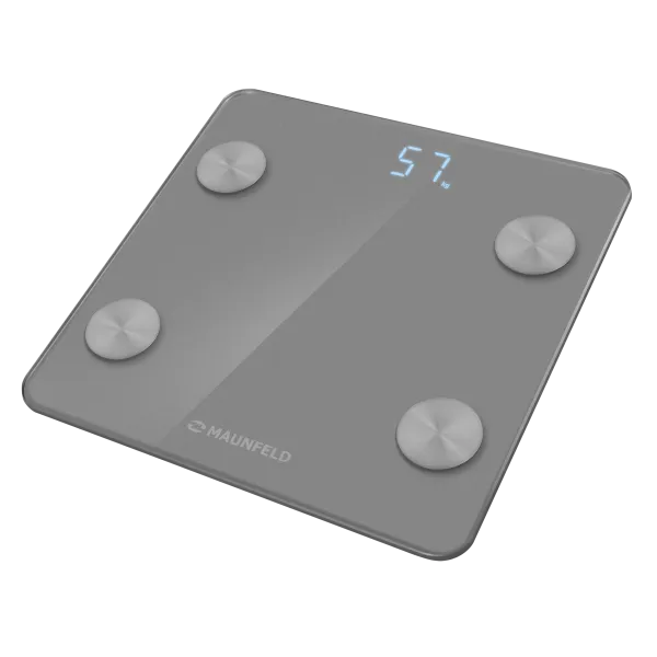 Умные весы MAUNFELD MBS-183B Серебристый