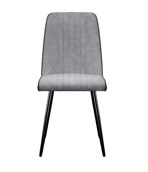 Стул DikLine 324 поворотный B22 GREY, ножки черные