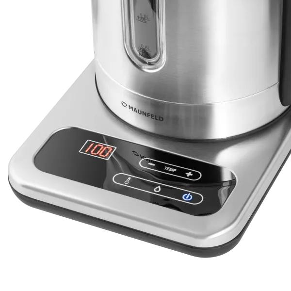 Чайник MAUNFELD MGK-626BK Нержавеющая сталь