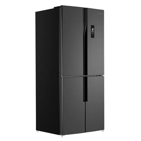 Холодильник с инвертором MAUNFELD MFF182NFSBE Черная нержавеющая сталь