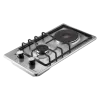 Комбинированная варочная панель MAUNFELD EEHS.32.3ES.KG Нержавеющая сталь