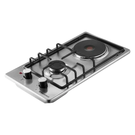 Комбинированная варочная панель MAUNFELD EEHS.32.3ES.KG Нержавеющая сталь