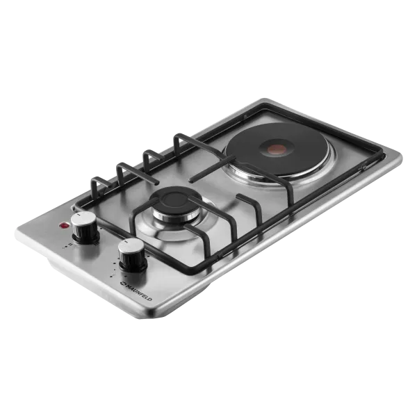 Комбинированная варочная панель MAUNFELD EEHS.32.3ES.KG Нержавеющая сталь