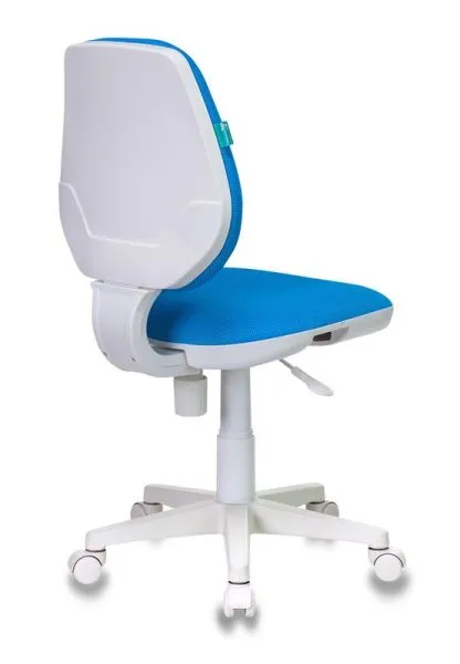 Кресло детское Бюрократ CH-W213 голубой TW-55 крестов. пластик пластик белый