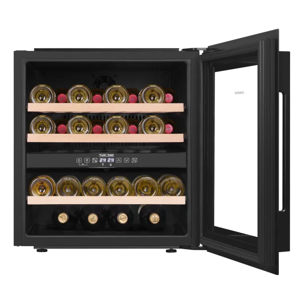 Винный шкаф встраиваемый MAUNFELD MBWC-92D36 Черный