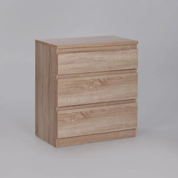 2.03.02.060.3 КАСТОР комод 3 ящика RU сонома