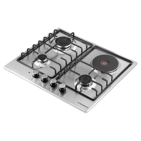 Комбинированная варочная панель MAUNFELD EEHS.64.3CS/KG Нержавеющая сталь