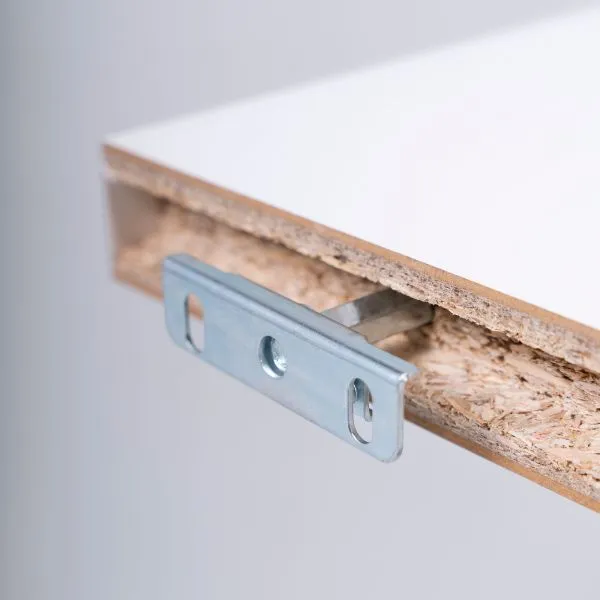 S00081 Фора 1.4 полка настенная 40х25х3.7, белый