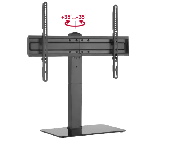 Настольная подставка для ТВ с поворотным кронштейном MAUNFELD MTS-3770L, 32"-70" Черный