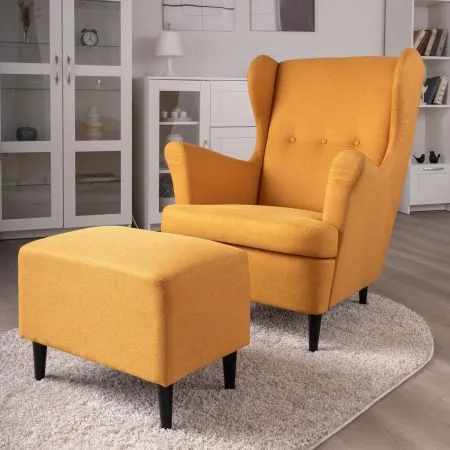 Пуф Киркас Twist 10 (yellow-orange)