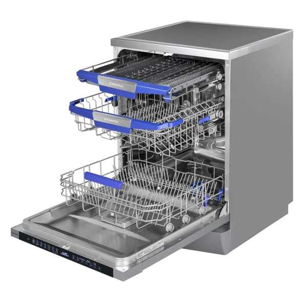 Посудомоечная машина c инвертором и авто-открыванием MAUNFELD MWF60331S Inverter Нержавеющая сталь