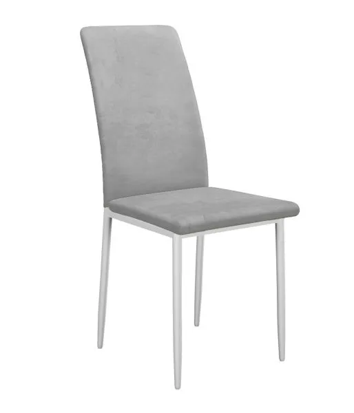 Стул DikLine 272 B22 GREY, ножки белые
