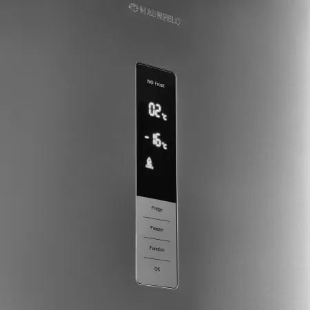 Холодильник MAUNFELD MFF200NF10 Inverter Нержавеющая сталь