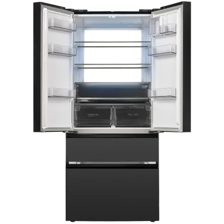 Холодильник с инвертором KITFit Pro MAUNFELD MFF190NFDSB01 Total NoFrost инвертор Черная нержавеющая сталь