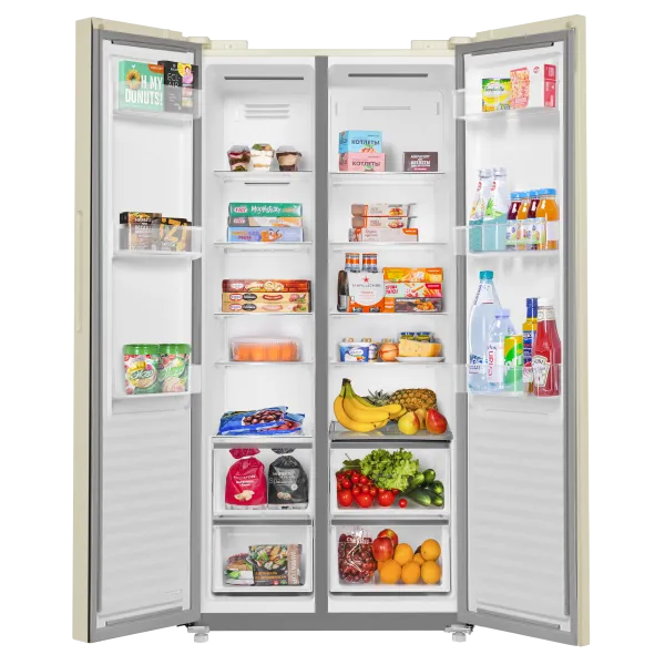 Холодильник с инвертором MAUNFELD MFF191NF1 Бежевый