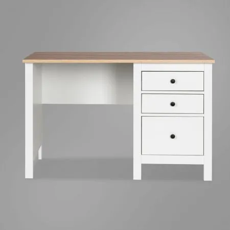 2.08.06.160.14 САГА стол письменный 120х56 белый/ясень