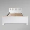 2.08.04.070.14 САГА кровать двойная 160х200 белая/ясень