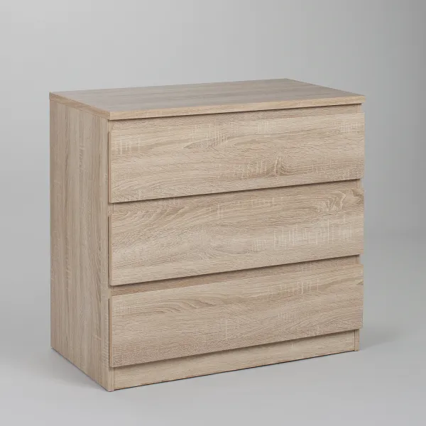 2.05.02.040.3 МАЛЬТА комод 3 ящика 80х76 сонома RU
