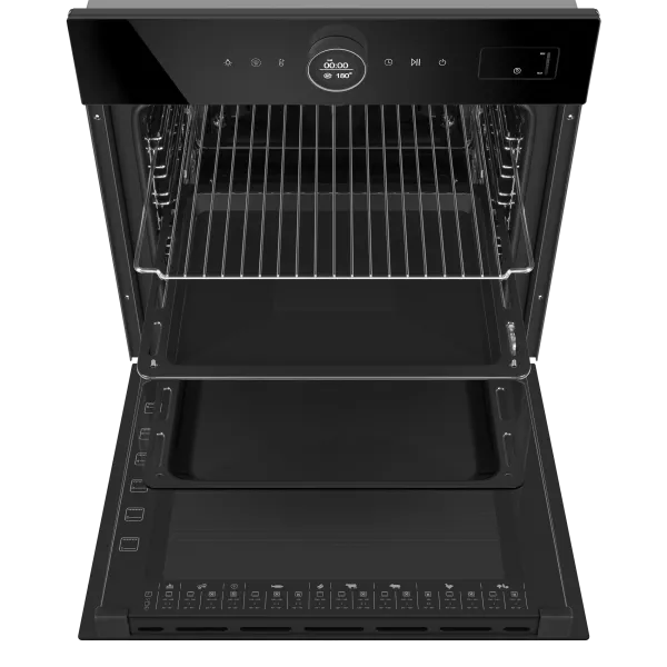 Шкаф духовой электрический с паром MAUNFELD EOEH7617STB Черный