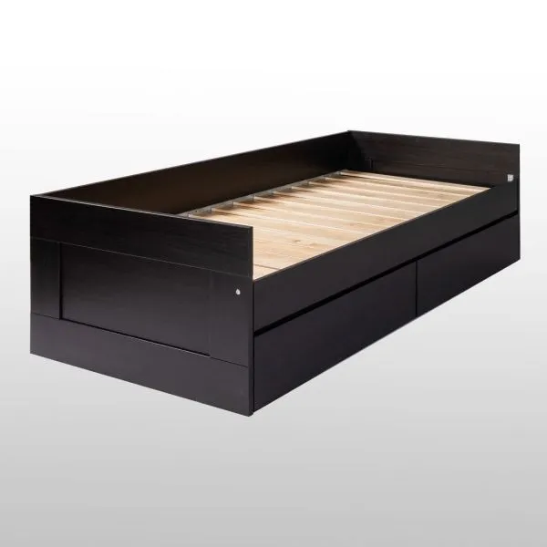 2.02.08.450.5 СИРИУС кровать раздвижная с ящиками 90х200 Дуб Венге RU