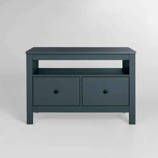 2.08.03.080.6 САГА тумба 2 ящика темно-бирюзовая RU
