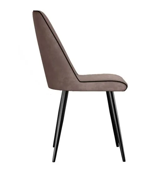 Стул DikLine 324 поворотный B5 LATTE, ножки черные
