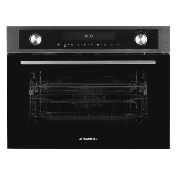 Компактный духовой шкаф с функцией СВЧ MAUNFELD MCMO5015MF Нержавеющая сталь
