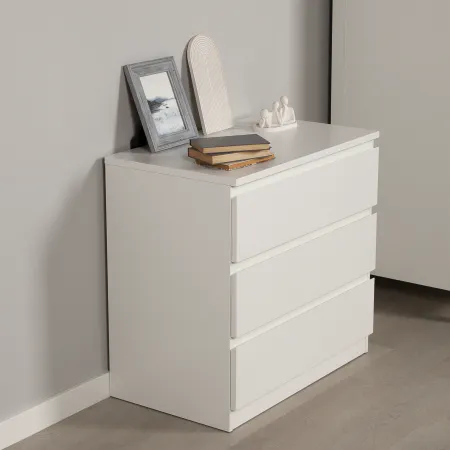 2.05.02.040.1 МАЛЬТА комод 3 ящика 80х76 белый RU