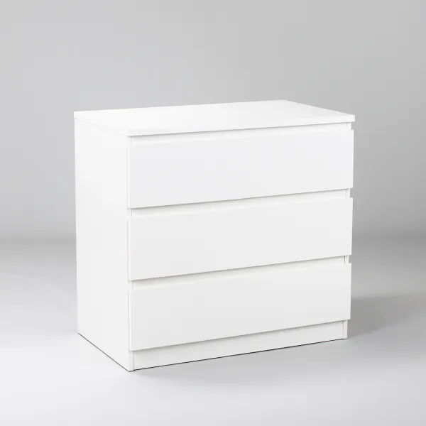 2.05.02.040.1 МАЛЬТА комод 3 ящика 80х76 белый RU