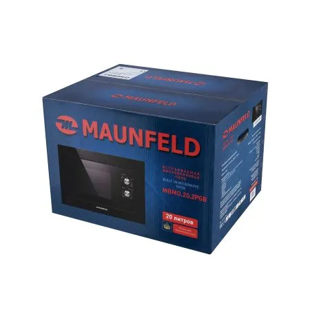 Микроволновая печь встраиваемая MAUNFELD MBMO.20.2PGB Черный