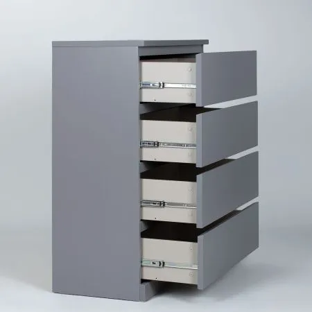 S01064 Варма 4 комод 80х100х40, серый